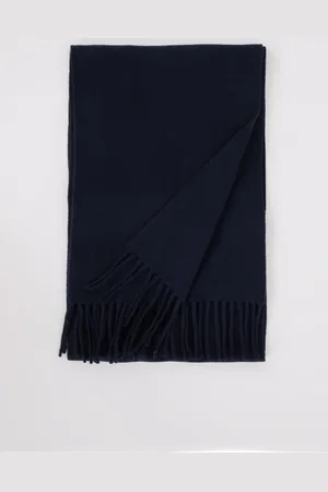 Acne Studios Sjaal van wol met franjes 190 x 30 cm