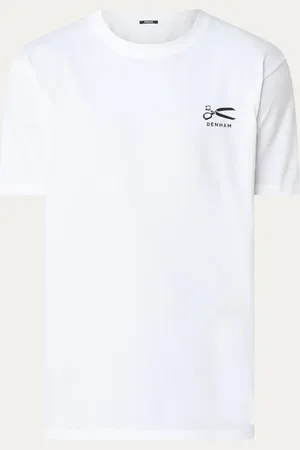 Denham Sabre T-shirt met logo- en backprint