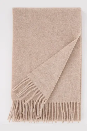 Acne Studios Sjaal van wol met franjes 190 x 30 cm