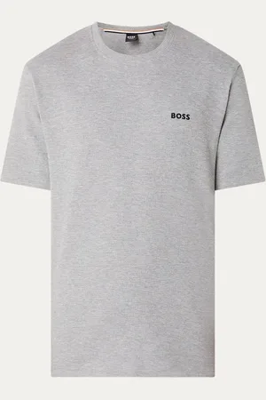 HUGO BOSS Pyjamatop met structuur en logo