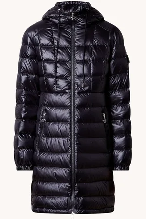 Moncler Gewatteerde parka met donsvulling en logo