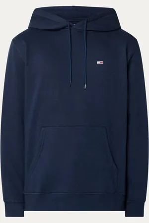 Tommy Hilfiger Hoodie met gemêleerd dessin en logoborduring