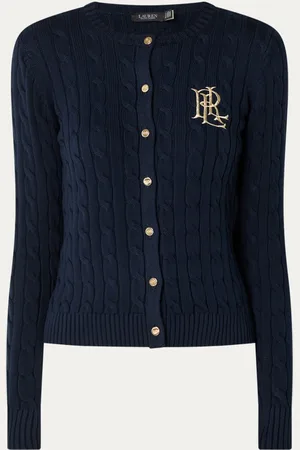 Ralph Lauren Kabelgebreid vest met logoborduring