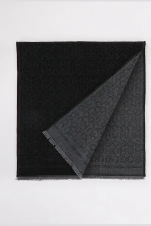 HUGO BOSS Hinse sjaal met logoprint 180 x 40 cm