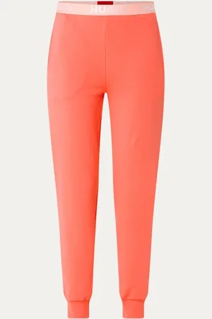 HUGO BOSS High waist tapered joggingbroek met logoband