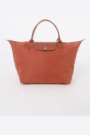 Longchamp Le Pliage handtas M met leren details