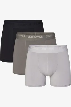 SKIMS Stretch 3" boxershorts met logoband in 3-pack