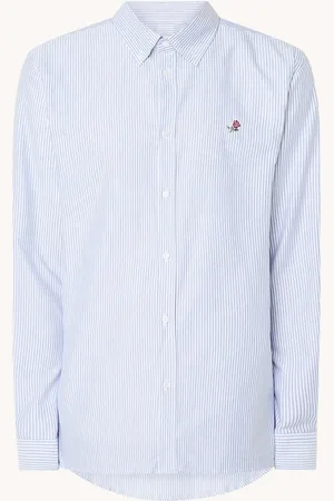 Les Deux Kent Oxford regular fit overhemd met streepprint