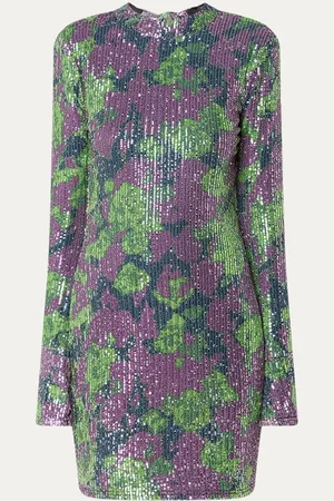 Refined Department Jenny mini jurk met rugdecolleté en pailletten