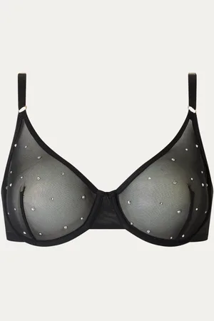 Sam Friday Myla beugel bh van mesh met strass