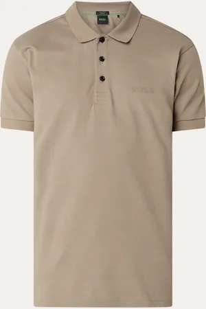 HUGO BOSS Regular fit polo van piqué katoen met logo