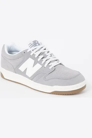 New Balance 480 sneaker van suède met details van leer
