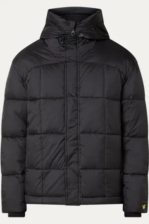 Lyle & Scott Puffer jack met quilt patroon en capuchon