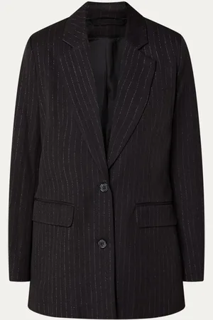 SELECTED Eli-rita blazer met klepzakken en lurex