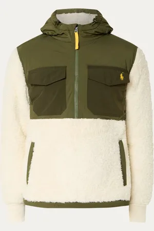 Ralph Lauren Anorak van teddy met capuchon