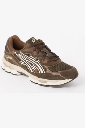Asics Gel-Nyc sneaker van mesh met suède details