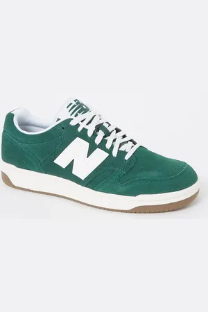 New Balance 480 sneaker van suède met details van leer