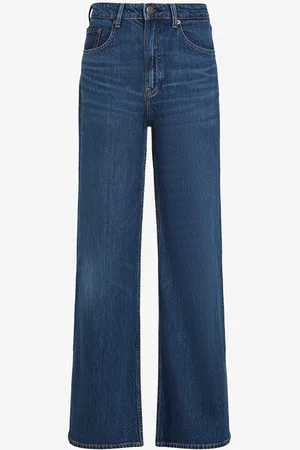 Tommy Hilfiger High waist wide leg jeans met donkere wassing
