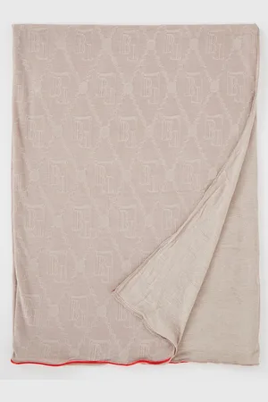 Bylima Stonework sjaal met logoprint 200 x 75 cm