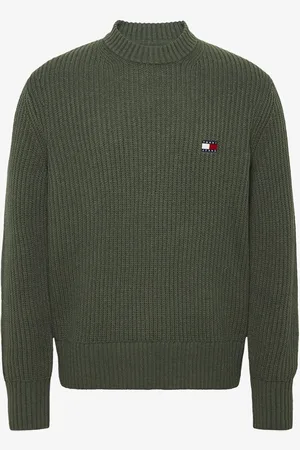 Tommy Hilfiger Ribgebreide trui met logo