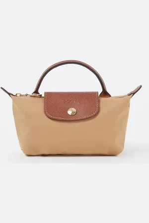 Longchamp Le Pliage handtas met leren details