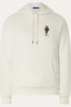 Ralph Lauren Hoodie van fleece met logoborduring