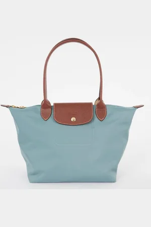 Longchamp Le Pliage Original schoudertas M met leren details