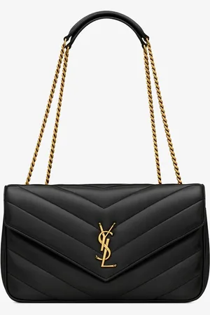 Saint Laurent Loulou Medium schoudertas van lamsleer
