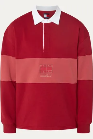 Tommy Hilfiger Sweater met kraag en logoborduring