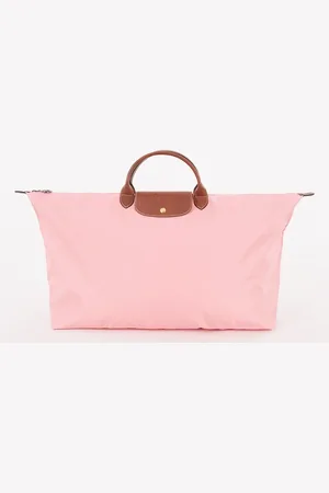 Longchamp Le Pliage Original handtas XL met leren details