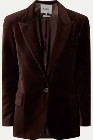 Bash Boop blazer van fluweel met klepzakken
