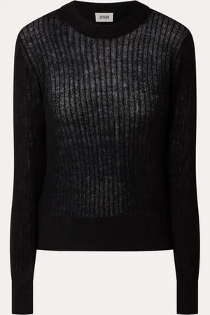 Drykorn Fida fijngebreide pullover in alpaca wolblend