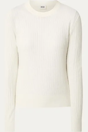 Drykorn Fida fijngebreide pullover in alpaca wolblend