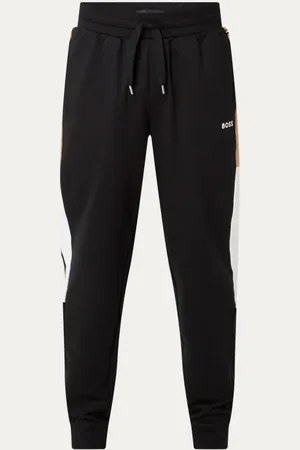 HUGO BOSS Iconic pyjamabroek met trekkoord en logoborduring