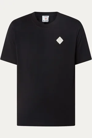 Casablanca Pearl Diamond T-shirt van biologisch katoen met logo