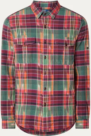 Ralph Lauren Regular fit overhemd met ruitdessin en borstzakken