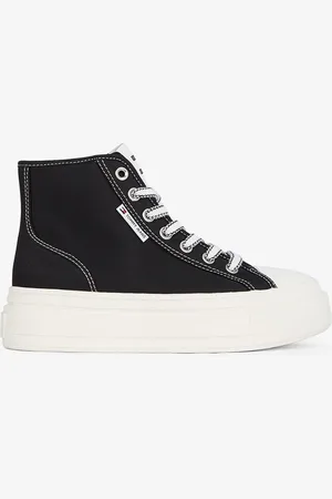 Tommy Hilfiger Foxing sneaker met plateauzool