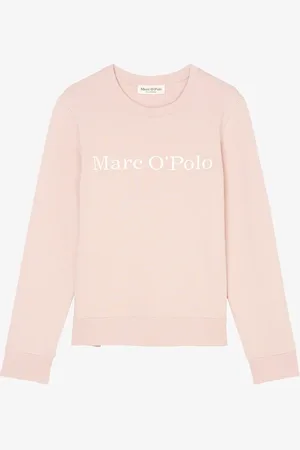 Marc O’ Polo Sweater van biologisch katoen met logo
