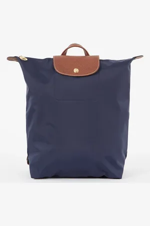 Longchamp Le Pliage Original rugzak M met leren details