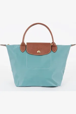 Longchamp Le Pliage Original handtas S met leren details