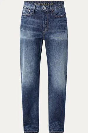 Denham Dagger loose fit jeans met donkere wassing