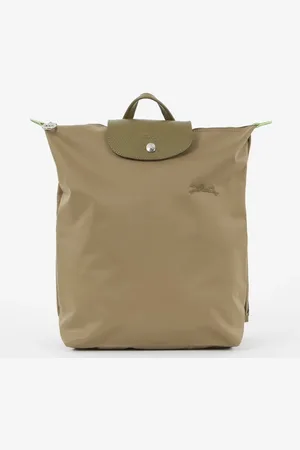 Longchamp Le Pliage rugzak M met leren details