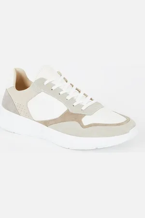 Nubikk Rocky Road Wave sneaker van nubuck met details van suède