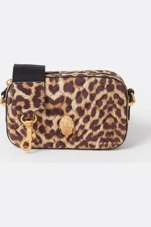 Kurt Geiger Crossbodytas van lamssuède met quiltpatroon