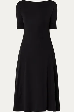 Ralph Lauren Stretchkatoenen midi-jurk
