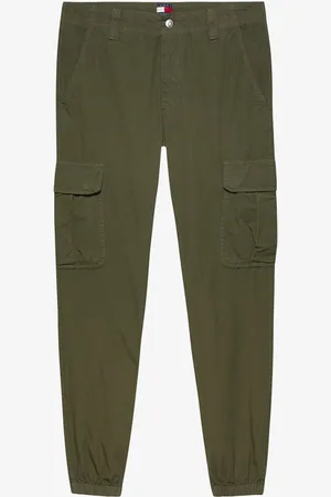 Tommy Hilfiger Ryan tapered fit cargobroek met klepzakken