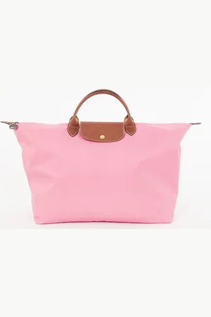 Longchamp Le Pliage handtas L met leren details