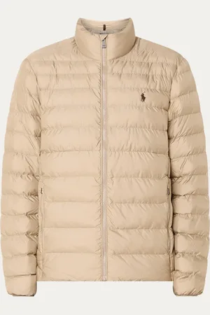 Ralph Lauren Gewatteerde jas met ritszakken en logo