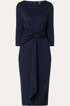 Ralph Lauren Midi jurk met knoopdetail