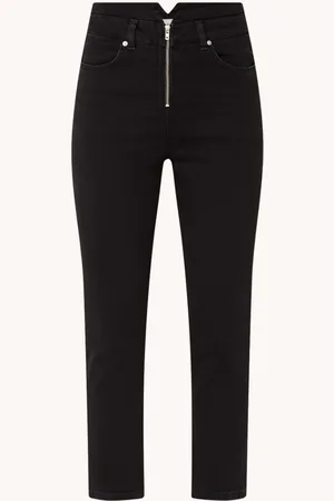 Bash Inzo high waist slim fit cropped jeans met gekleurde wassing